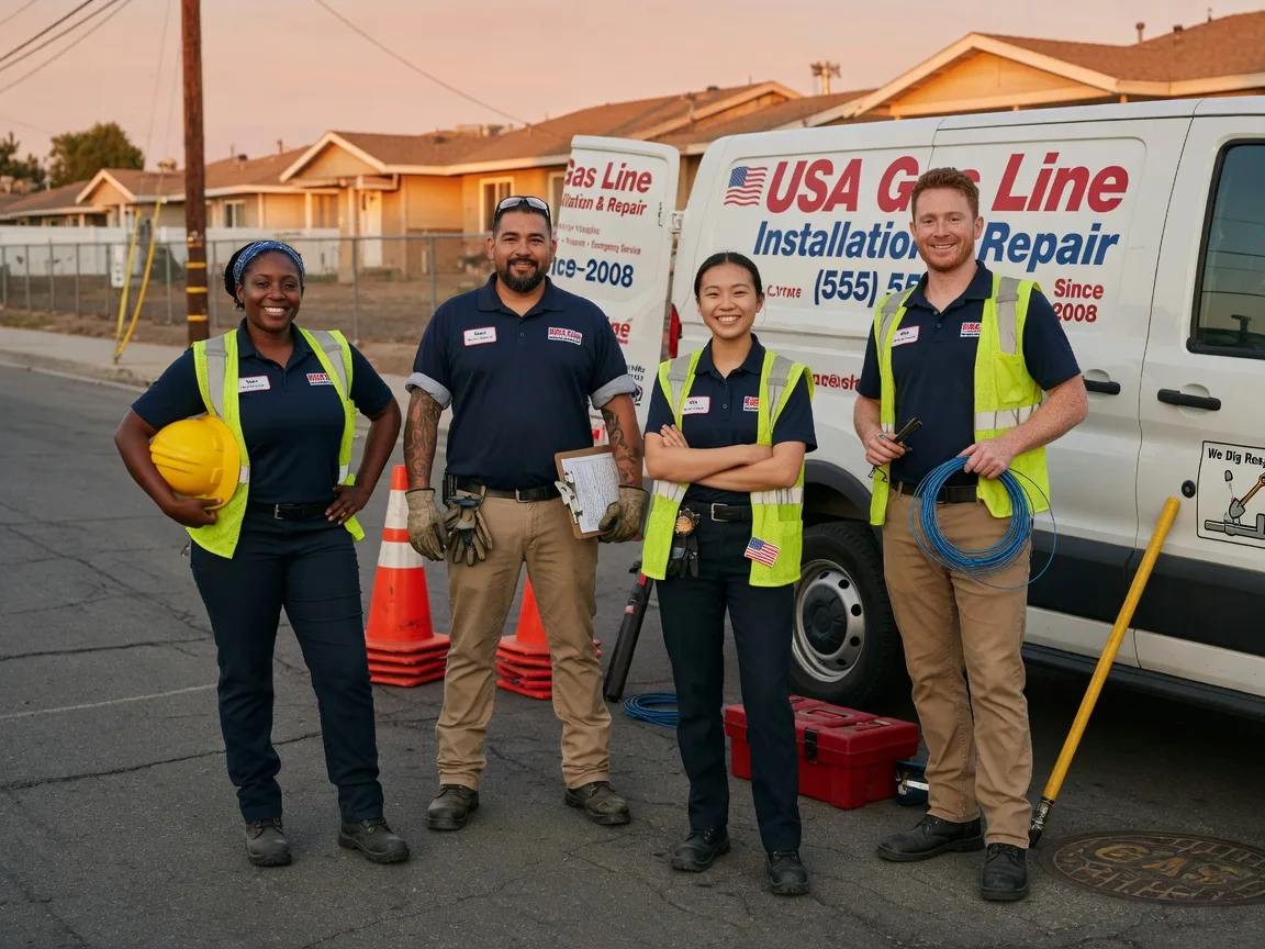 Gas Line Installation company in Newhebron, MS